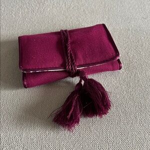 Sézane Jewellery Pochette in Plum